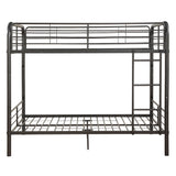 Bristol Gunmetal Bunk Bed (Full/Full) - Ornate Home