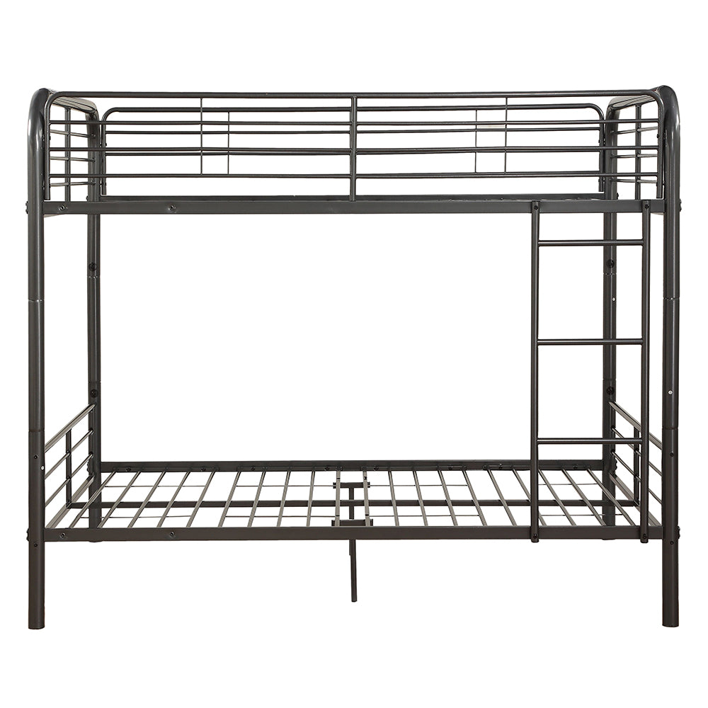 Bristol Gunmetal Bunk Bed (Full/Full) - Ornate Home