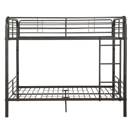 Bristol Gunmetal Bunk Bed (Full/Full) - Ornate Home