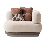 Bristol Point Saddle Brown/Fawn 5-Piece Modular Sectional