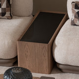 Bristol Point Saddle Brown/Fawn 5-Piece Modular Sectional