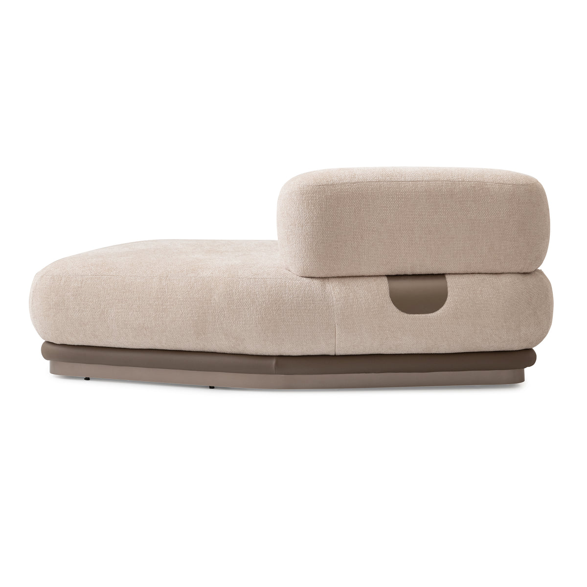 Bristol Point Saddle Brown/Fawn 5-Piece Modular Sectional