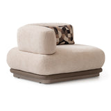 Bristol Point Saddle Brown/Fawn 5-Piece Modular Sectional