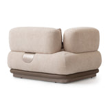 Bristol Point Saddle Brown/Fawn 5-Piece Modular Sectional