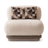 Bristol Point Saddle Brown/Fawn 5-Piece Modular Sectional
