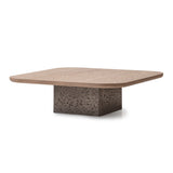 Bristol Point Saddle Brown Short Cocktail Table