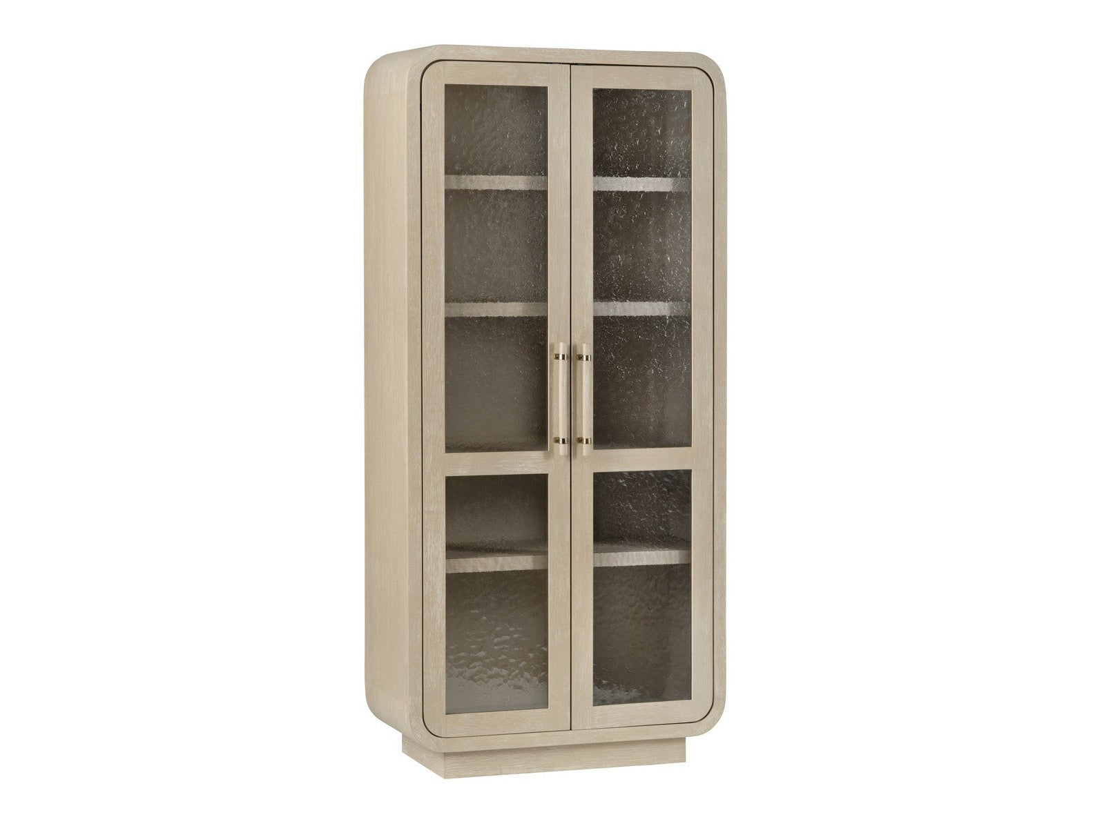 Bristol Tan Curio Cabinet - Ornate Home