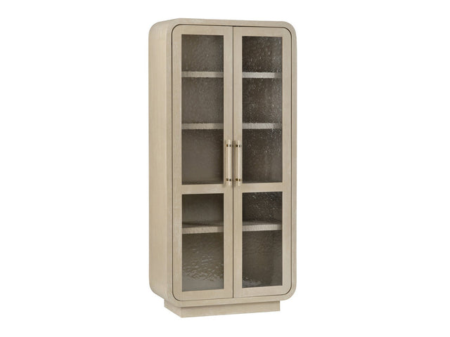Bristol Tan Curio Cabinet - Ornate Home