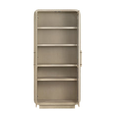 Bristol Tan Curio Cabinet - Ornate Home