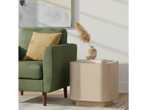Bristol Tan End Table - Ornate Home
