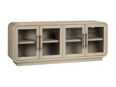 Bristol Tan Four-Door Cabinet - Ornate Home