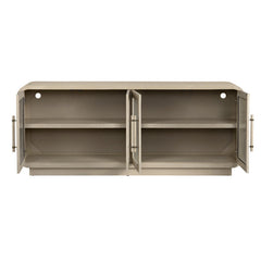 Bristol Tan Four-Door Cabinet - Ornate Home