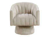 Bristol Taupe Swivel Chair - Ornate Home