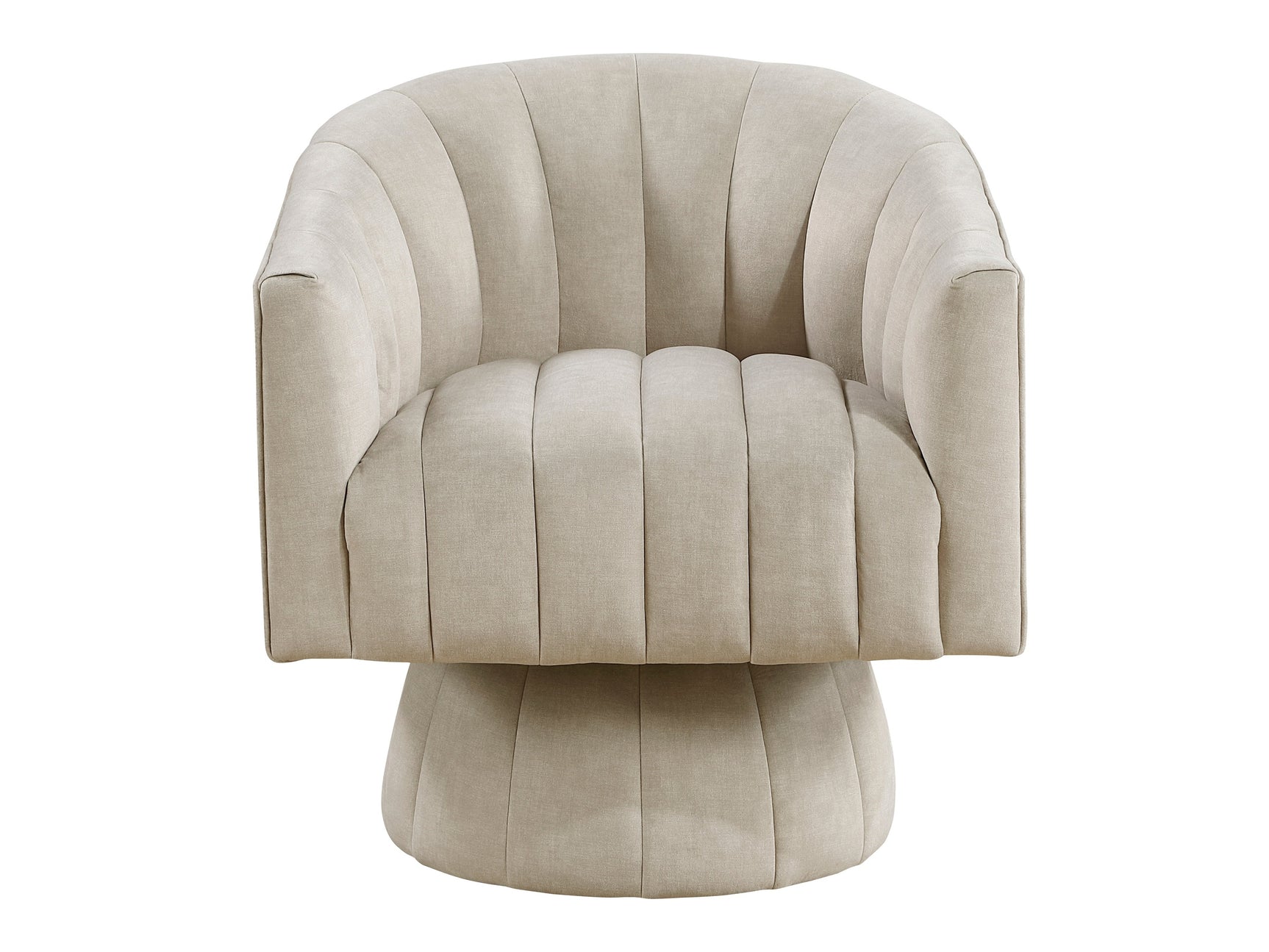 Bristol Taupe Swivel Chair - Ornate Home
