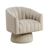 Bristol Taupe Swivel Chair - Ornate Home