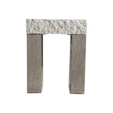 Bristol Weathered Teak Outdoor Side Table