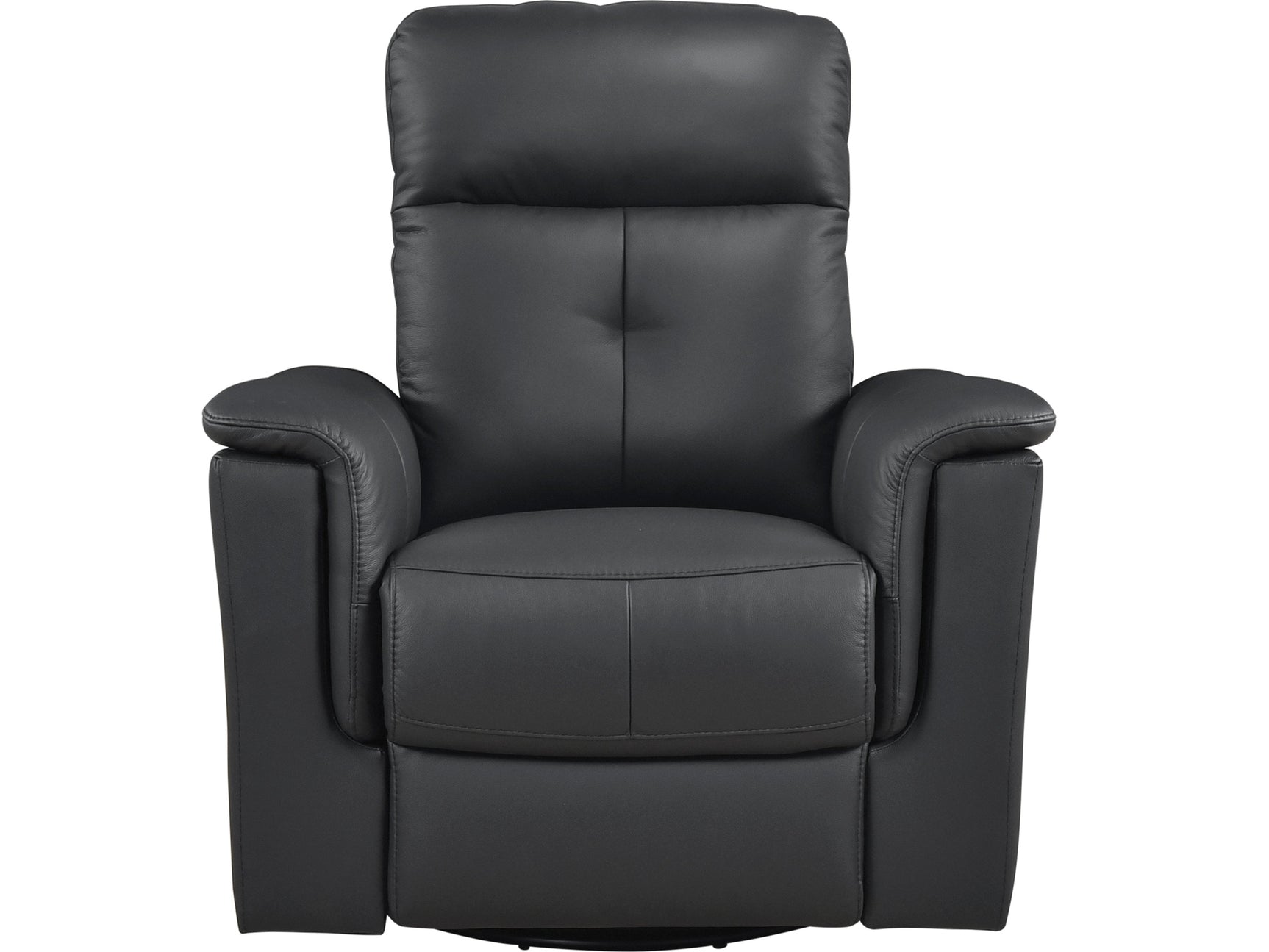 Bristow Black Swivel Glider Reclining Chair - Ornate Home
