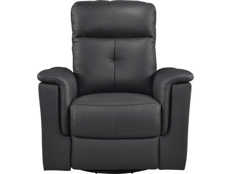 Bristow Black Swivel Glider Reclining Chair - Ornate Home