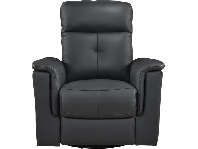 Bristow Black Swivel Glider Reclining Chair - Ornate Home