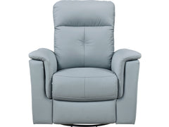 Bristow Blue Swivel Glider Reclining Chair - Ornate Home
