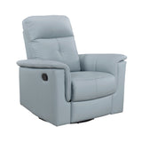 Bristow Blue Swivel Glider Reclining Chair - Ornate Home