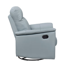 Bristow Blue Swivel Glider Reclining Chair - Ornate Home