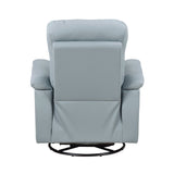Bristow Blue Swivel Glider Reclining Chair - Ornate Home