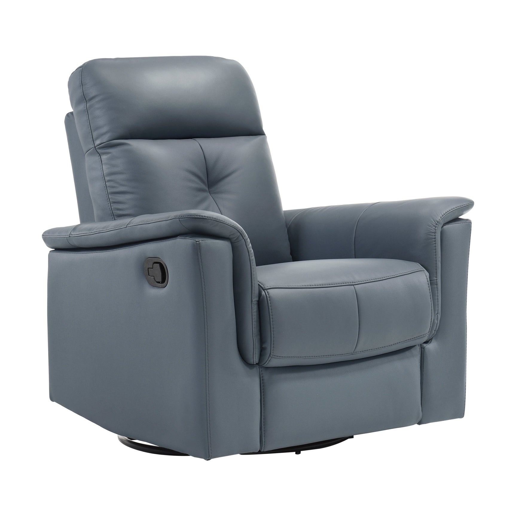 Bristow Gray Swivel Glider Reclining Chair - Ornate Home