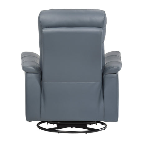 Bristow Gray Swivel Glider Reclining Chair - Ornate Home