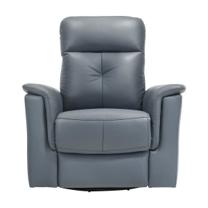 Bristow Gray Swivel Glider Reclining Chair - Ornate Home