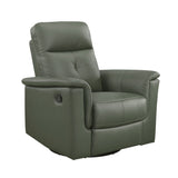 Bristow Green Swivel Glider Reclining Chair - Ornate Home