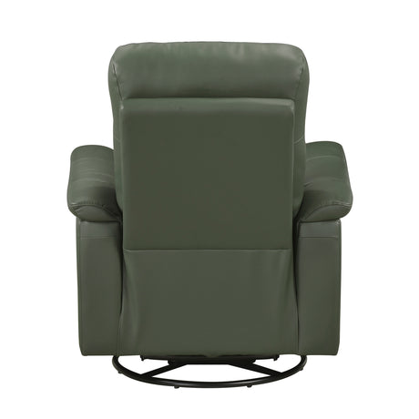 Bristow Green Swivel Glider Reclining Chair - Ornate Home