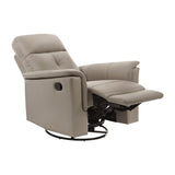 Bristow Latte Swivel Glider Reclining Chair - Ornate Home