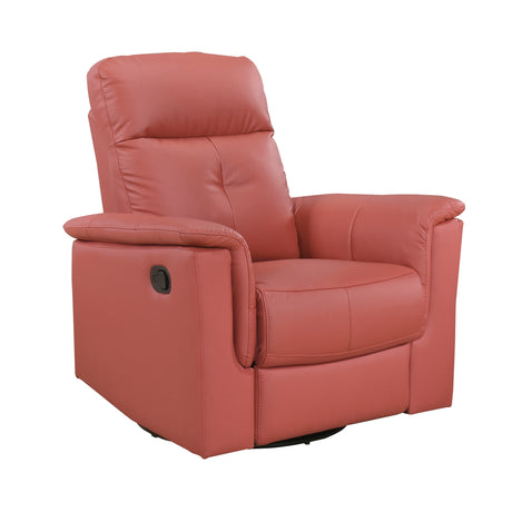 Bristow Red Swivel Glider Reclining Chair - Ornate Home