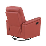 Bristow Red Swivel Glider Reclining Chair - Ornate Home