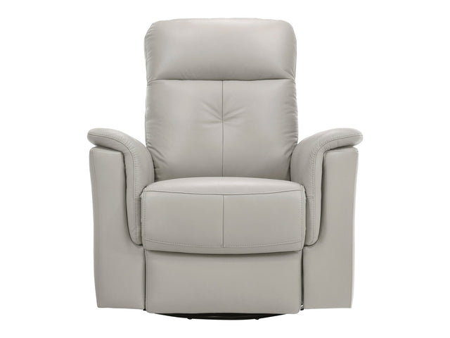 Bristow Silver Swivel Glider Reclining Chair - Ornate Home