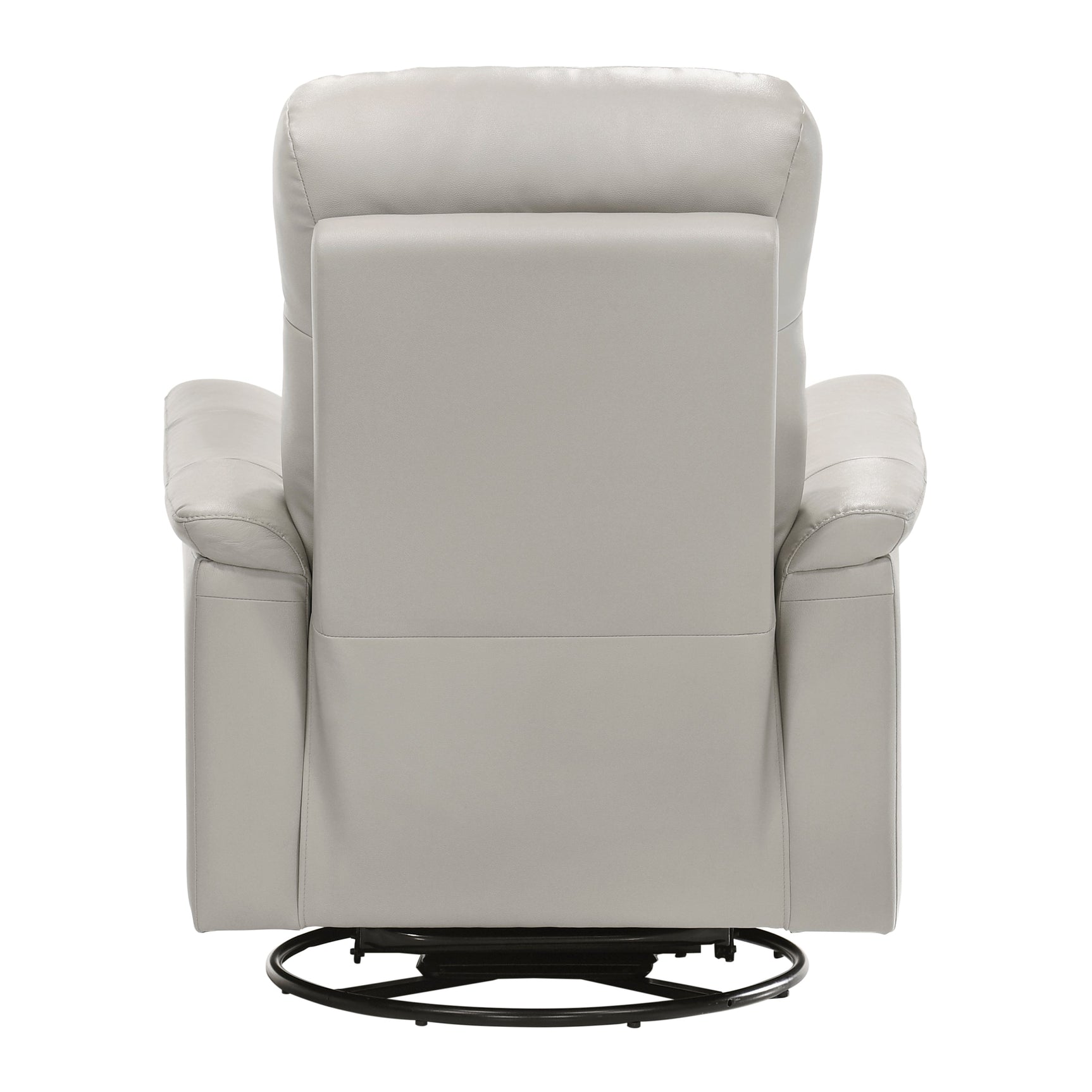 Bristow Silver Swivel Glider Reclining Chair - Ornate Home