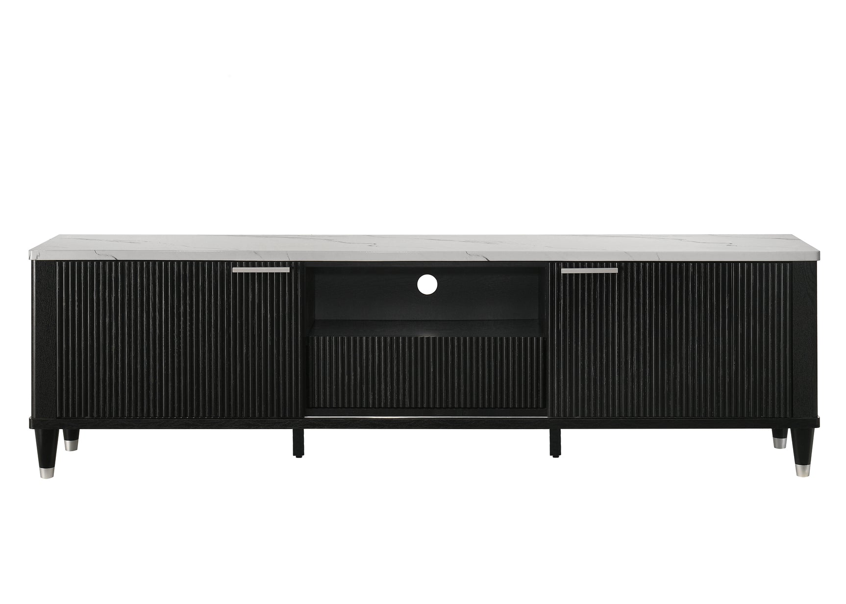Britany Black TV Stand - Ornate Home