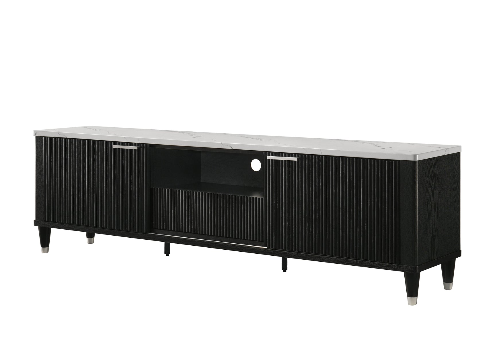 Britany Black TV Stand - Ornate Home
