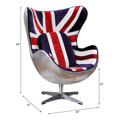 British Flag Accent Chair - Ornate Home