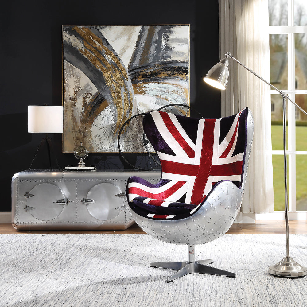British Flag Accent Chair - Ornate Home