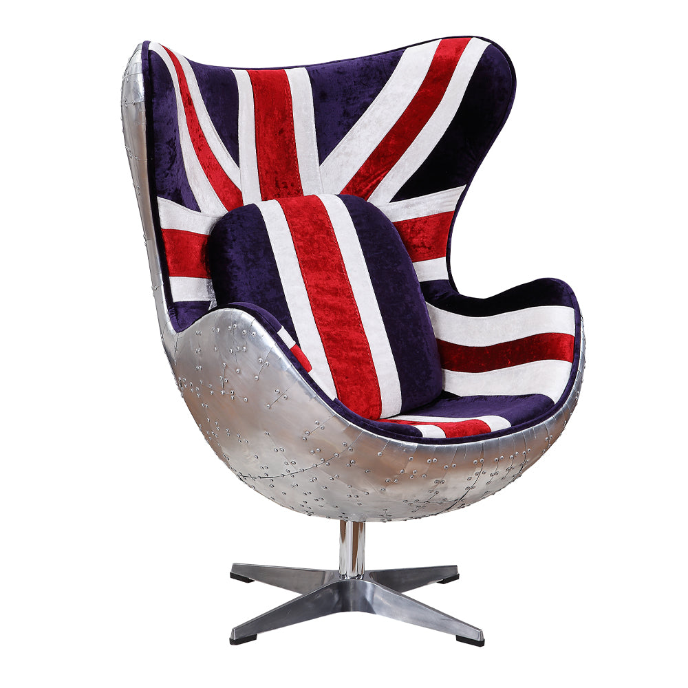 British Flag Accent Chair - Ornate Home