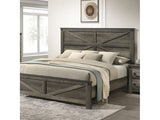 Britonale Gray Eastern King Bed - Ornate Home