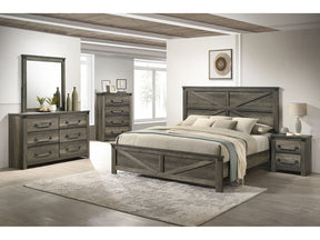 Britonale Gray Queen 4 Piece Bedroom Set - Ornate Home
