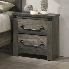 Britonale Gray Queen 5 Piece Bedroom Set w/2 Nightstands - Ornate Home