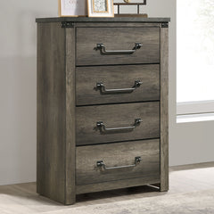Britonale Gray Queen 5 Piece Bedroom Set w/Chest - Ornate Home