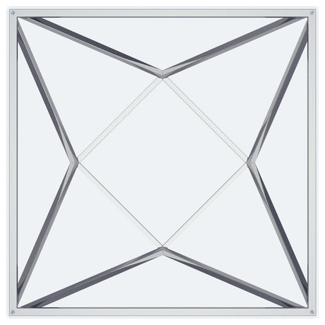 Brittania Nickel 3-piece Square Coffee and End Table Set - Ornate Home