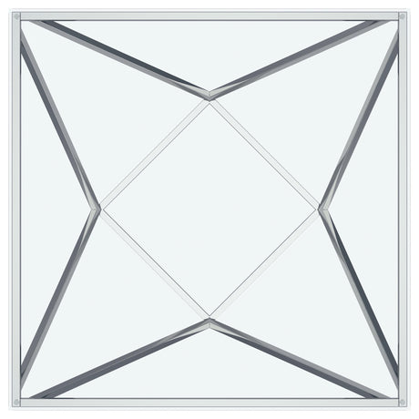 Brittania Nickel 3-piece Square Coffee and End Table Set - Ornate Home