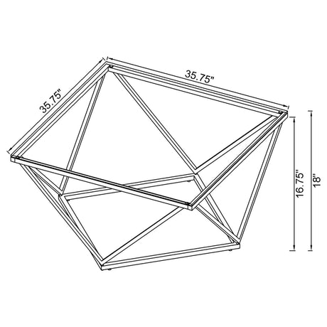 Brittania Nickel 3-piece Square Coffee and End Table Set - Ornate Home