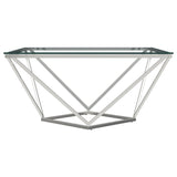 Brittania Nickel Coffee Table - Ornate Home